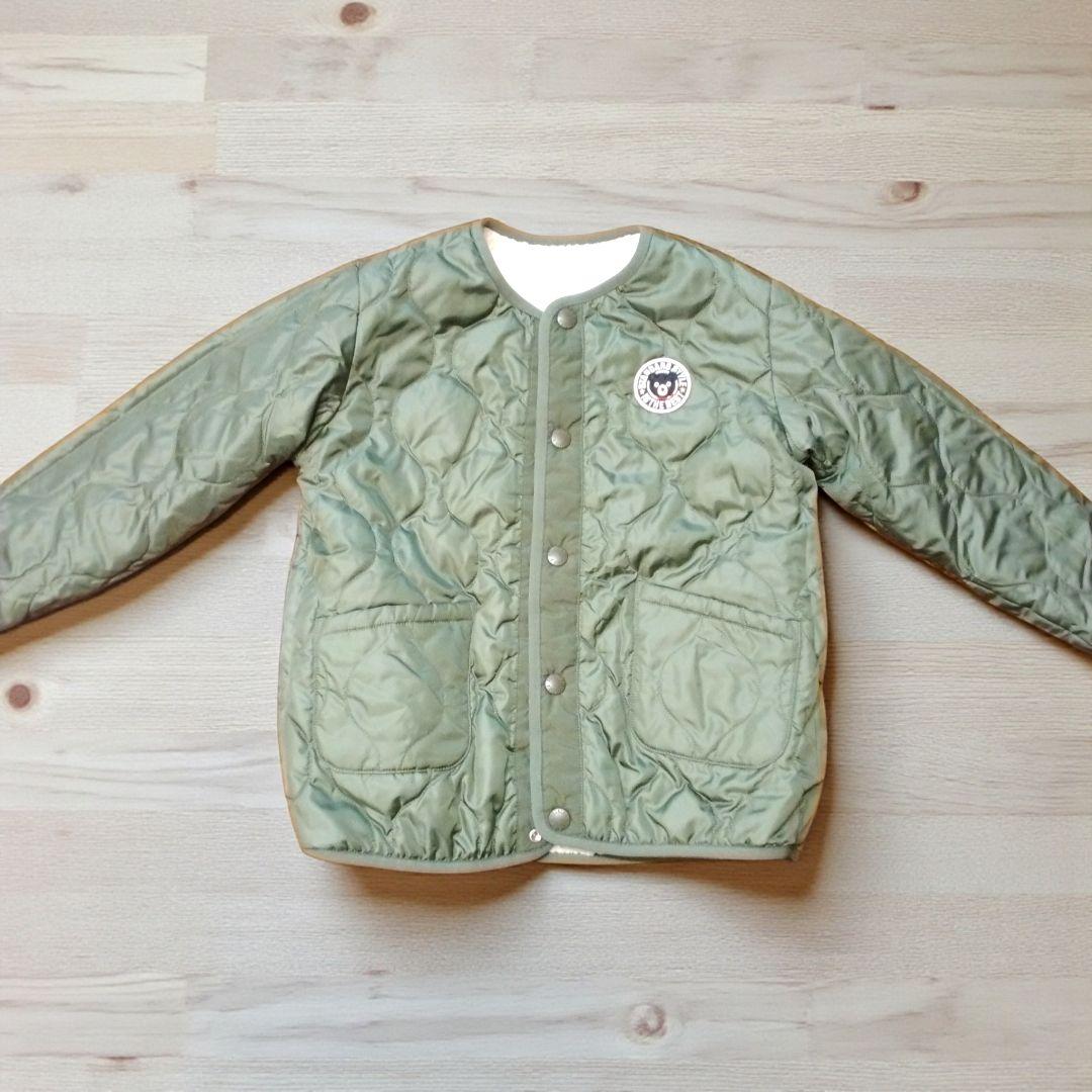 【定価34100円】ダブルビー シープボア素材 リバーシブルジャケット 130