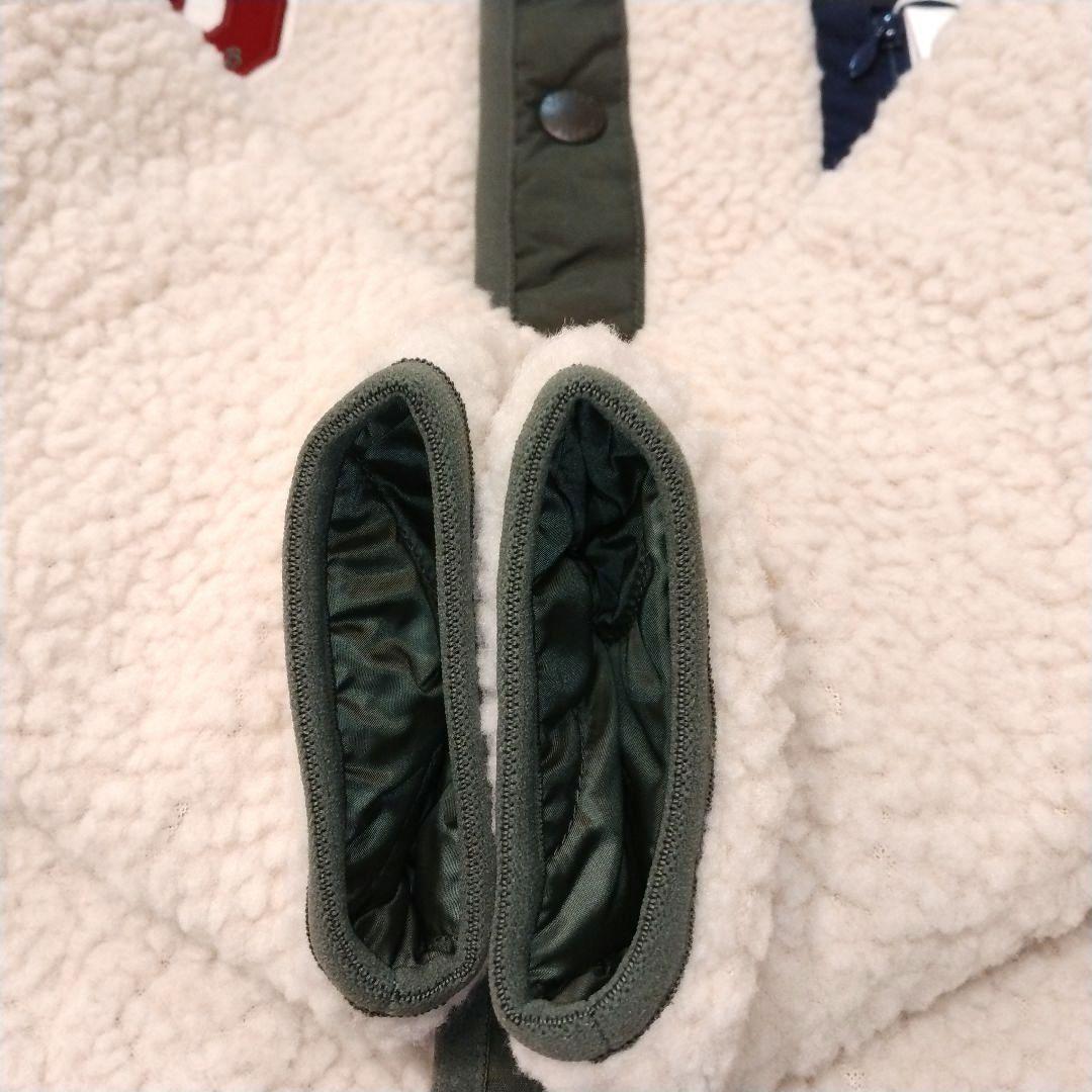 【定価34100円】ダブルビー シープボア素材 リバーシブルジャケット 130