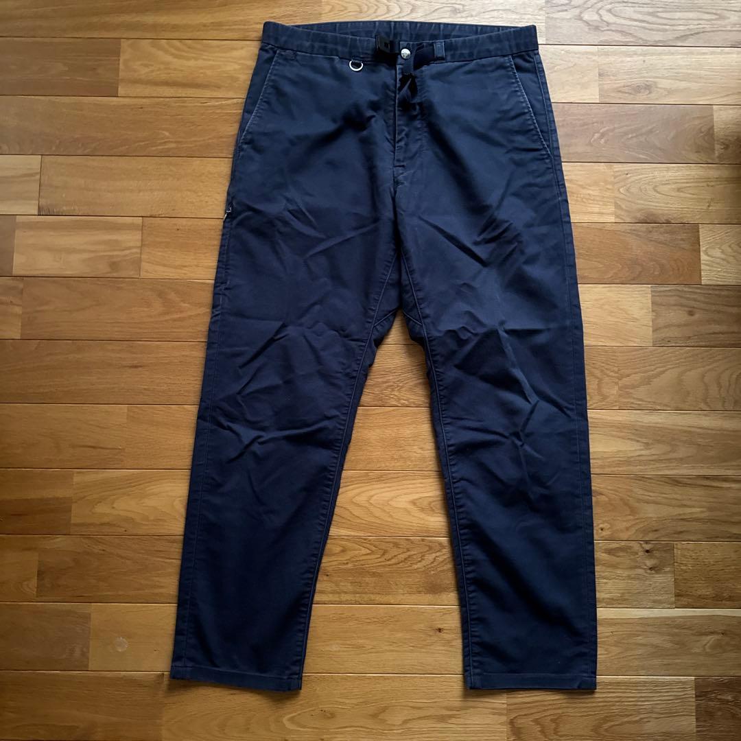 レアカラー★ノースフェイスパープルレーベル ツイルテーパードパンツ32ネイビー