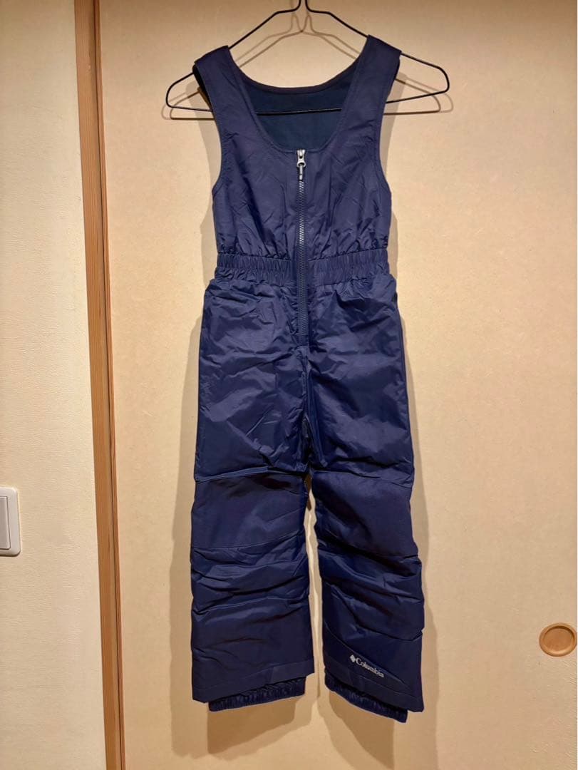 新品 Columbia 子ども用スキーウェア ネイビー/薄紫 XXS 110