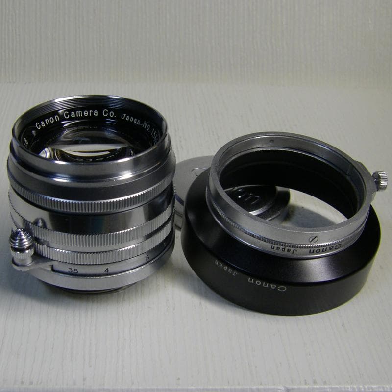 ライカＬマウント◎Ｃａｎｏｎ ５０／１．８ ＣＲ Ｗ／Ｈ