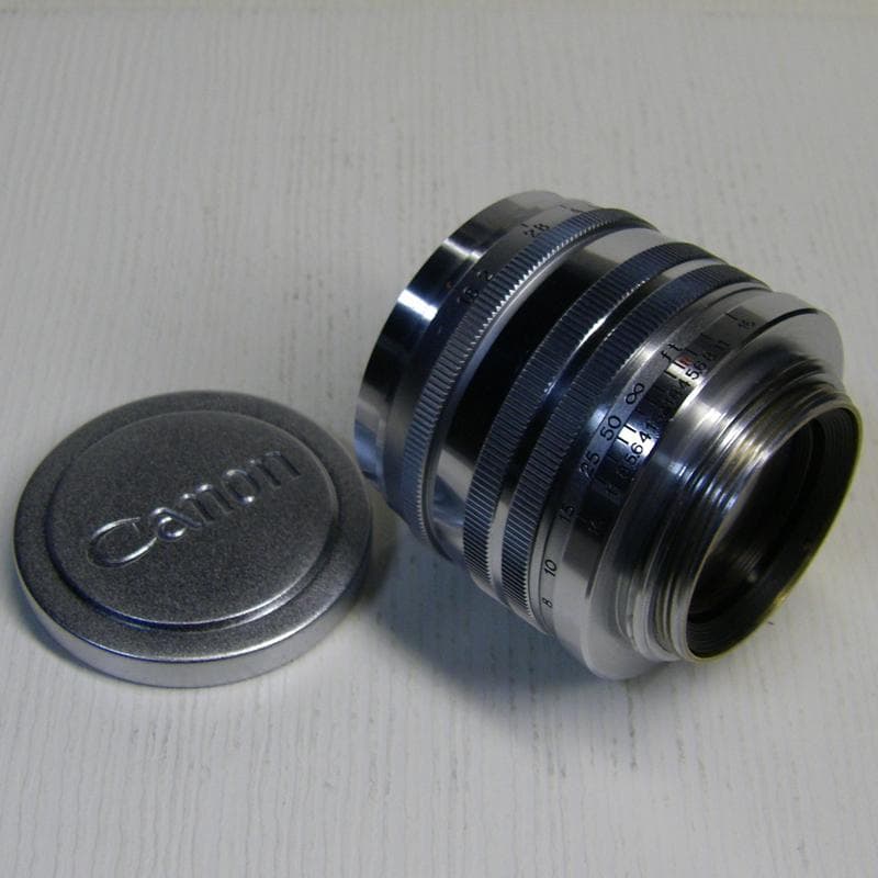 ライカＬマウント◎Ｃａｎｏｎ ５０／１．８ ＣＲ Ｗ／Ｈ