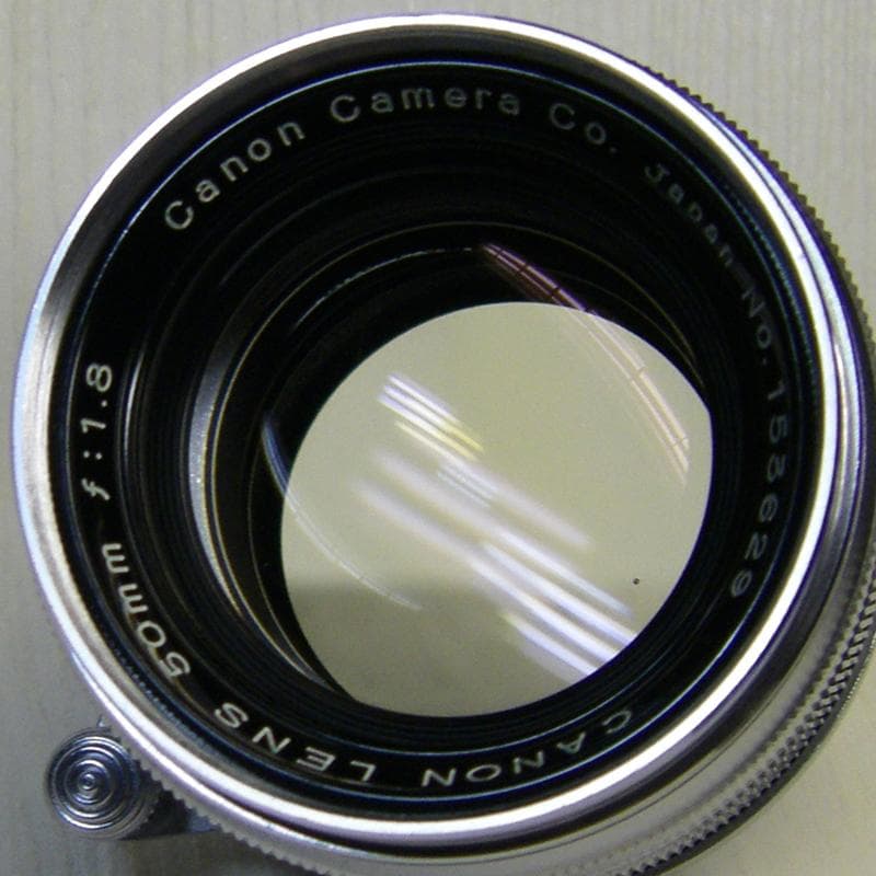 ライカＬマウント◎Ｃａｎｏｎ ５０／１．８ ＣＲ Ｗ／Ｈ