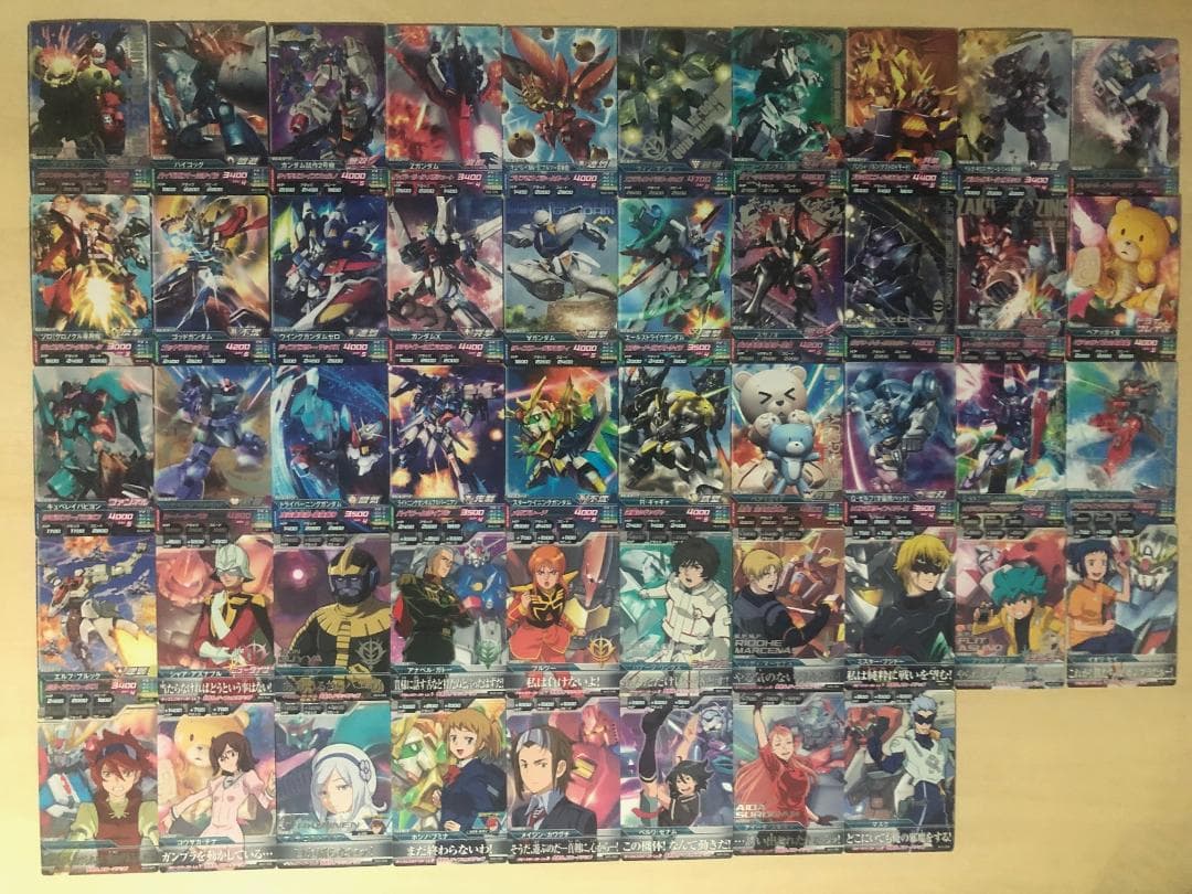 ガンダムトライエイジ　BG1～BG6　287種287枚　レア・コモン　フルコンプ