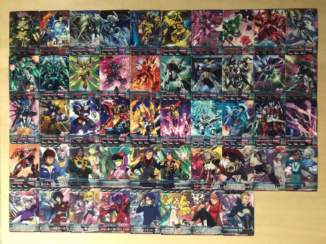 ガンダムトライエイジ　BG1～BG6　287種287枚　レア・コモン　フルコンプ