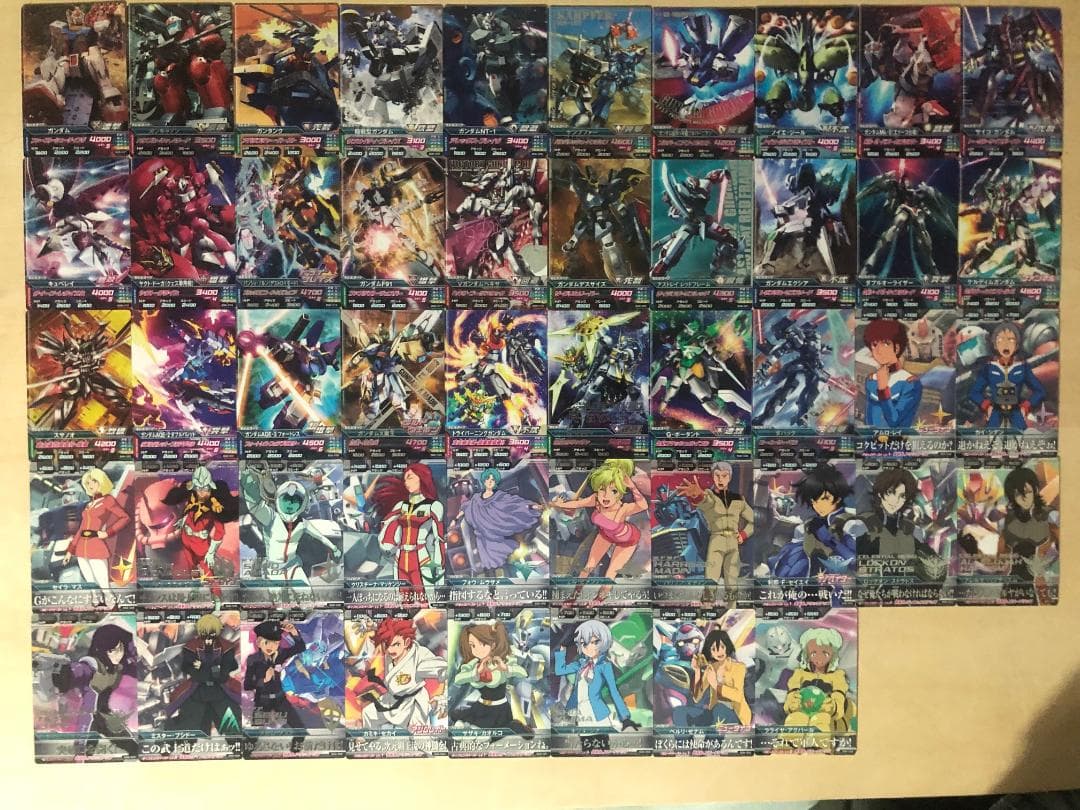 ガンダムトライエイジ　BG1～BG6　287種287枚　レア・コモン　フルコンプ