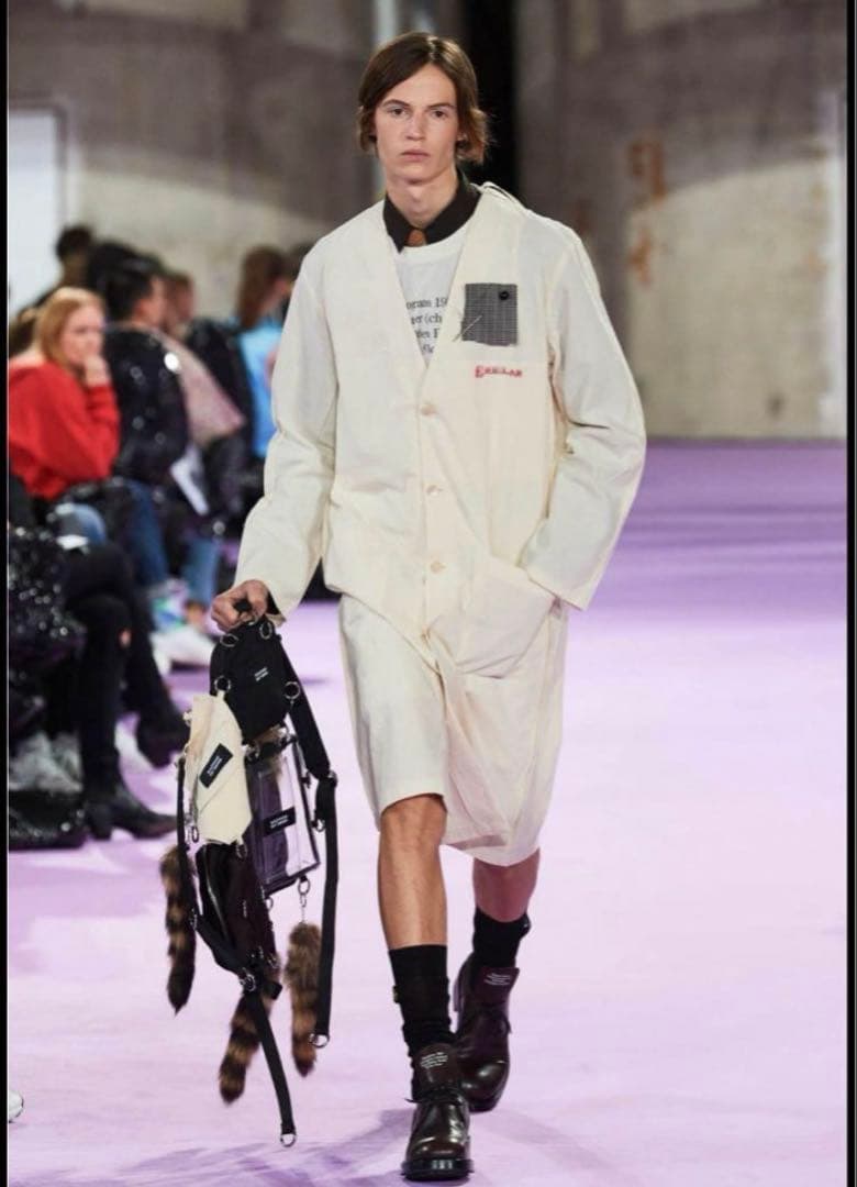 RAFSIMONS ラクーンファーキーホルダー