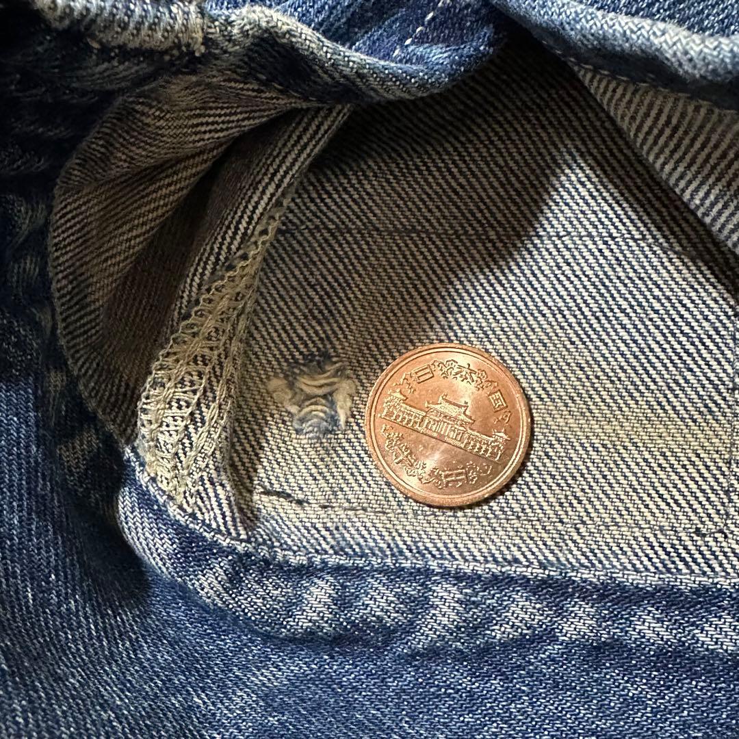 ユ*ケ様 90s 希少 RRL 三つ星 デニムジャケット L ラルフローレン