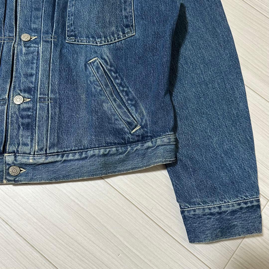 ユ*ケ様 90s 希少 RRL 三つ星 デニムジャケット L ラルフローレン