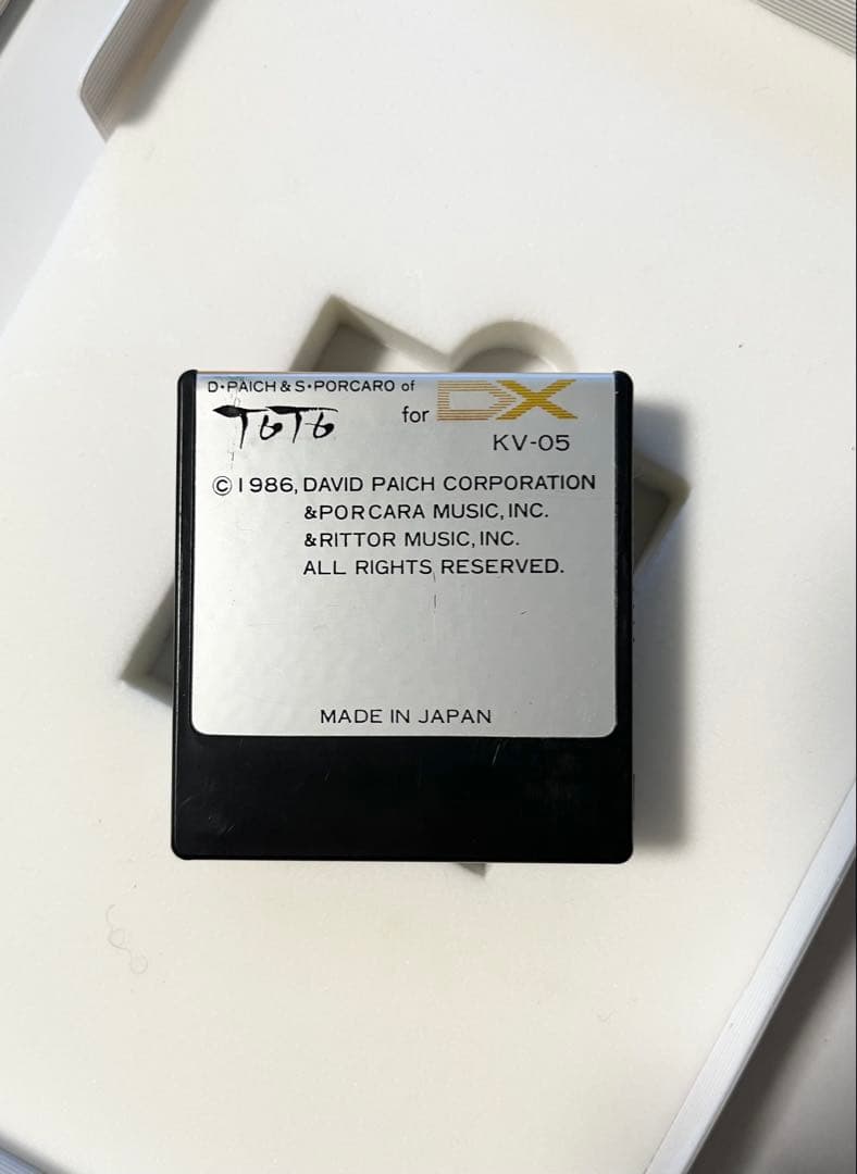 DTM・DAW voice ROM for DX7 TOTO