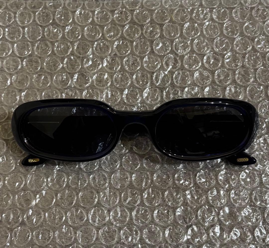 90s gucci サングラス 上杉柊平 氏 着用 モデル　ダークブルー