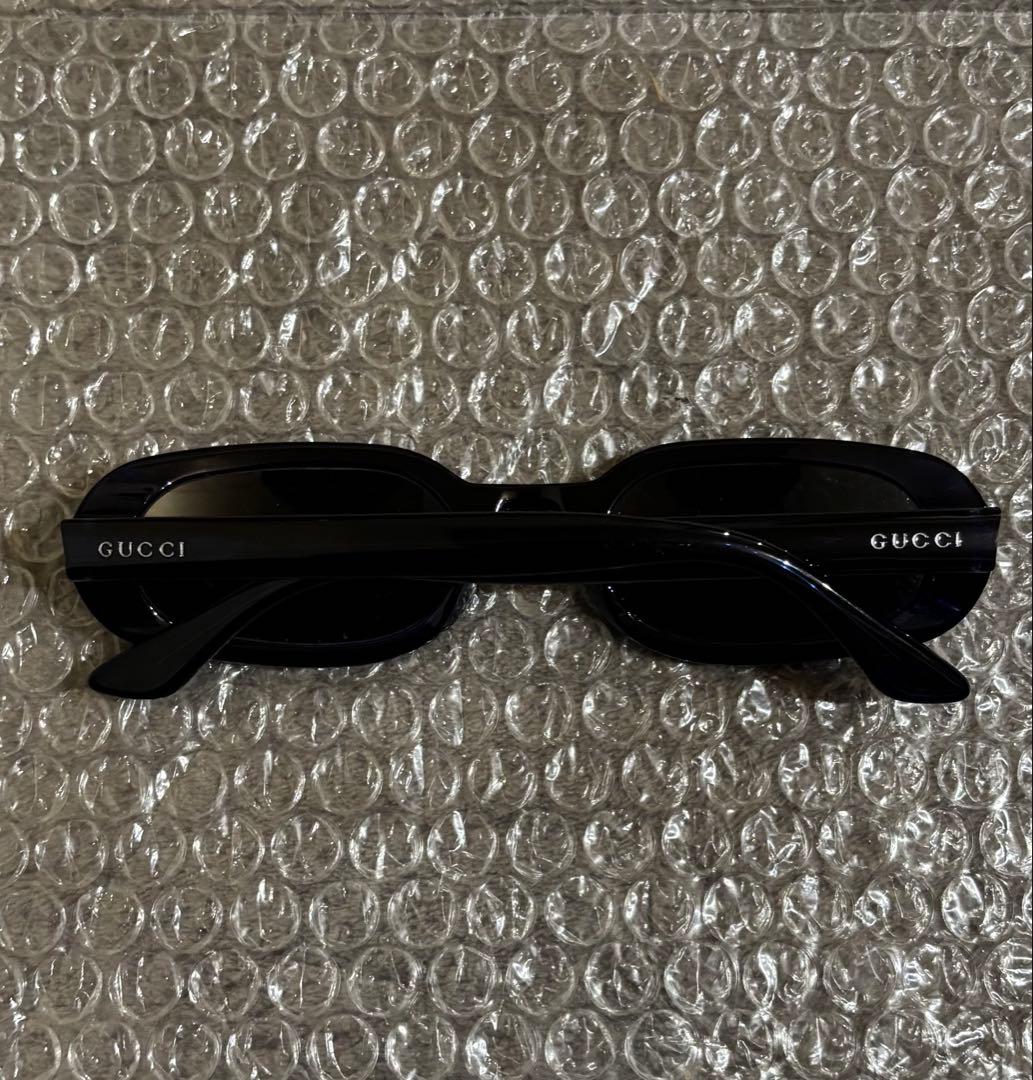 90s gucci サングラス 上杉柊平 氏 着用 モデル　ダークブルー