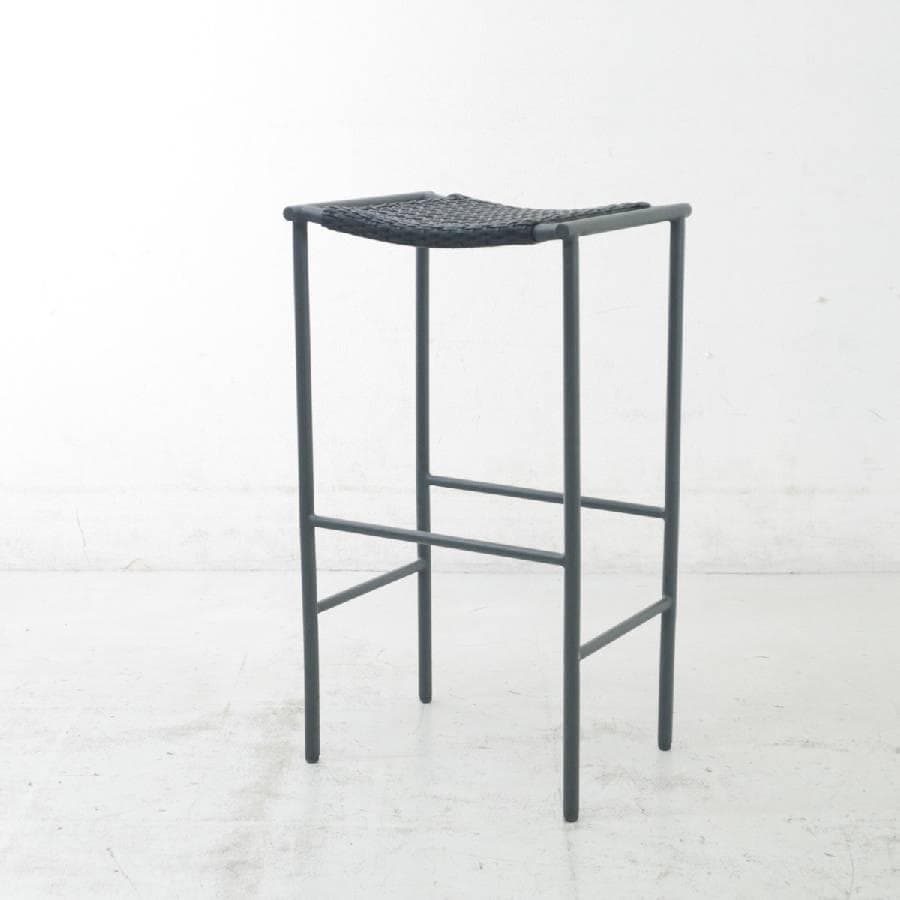 PATIO PETITE MAシリーズ ハイスツール ブラック 人工ラタン