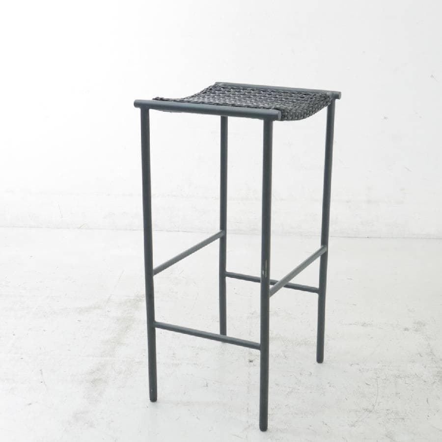 PATIO PETITE MAシリーズ ハイスツール ブラック 人工ラタン