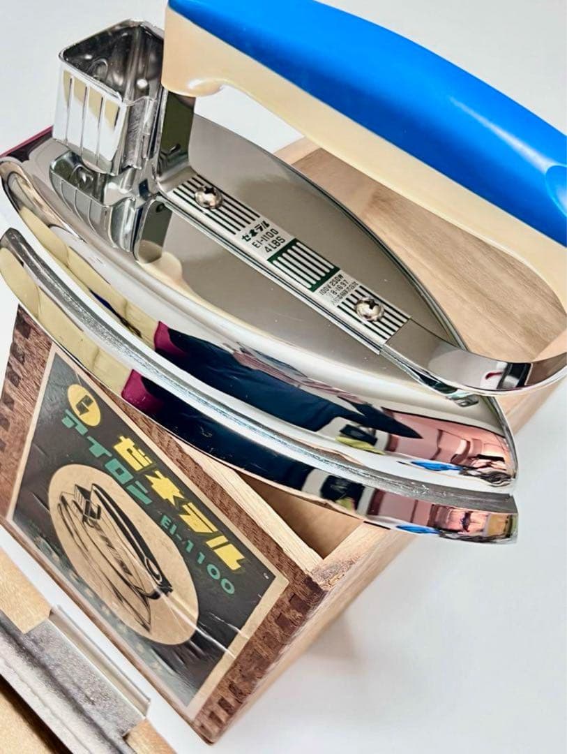 ゼネラル アイロン EI-1100 木箱付き Retrô