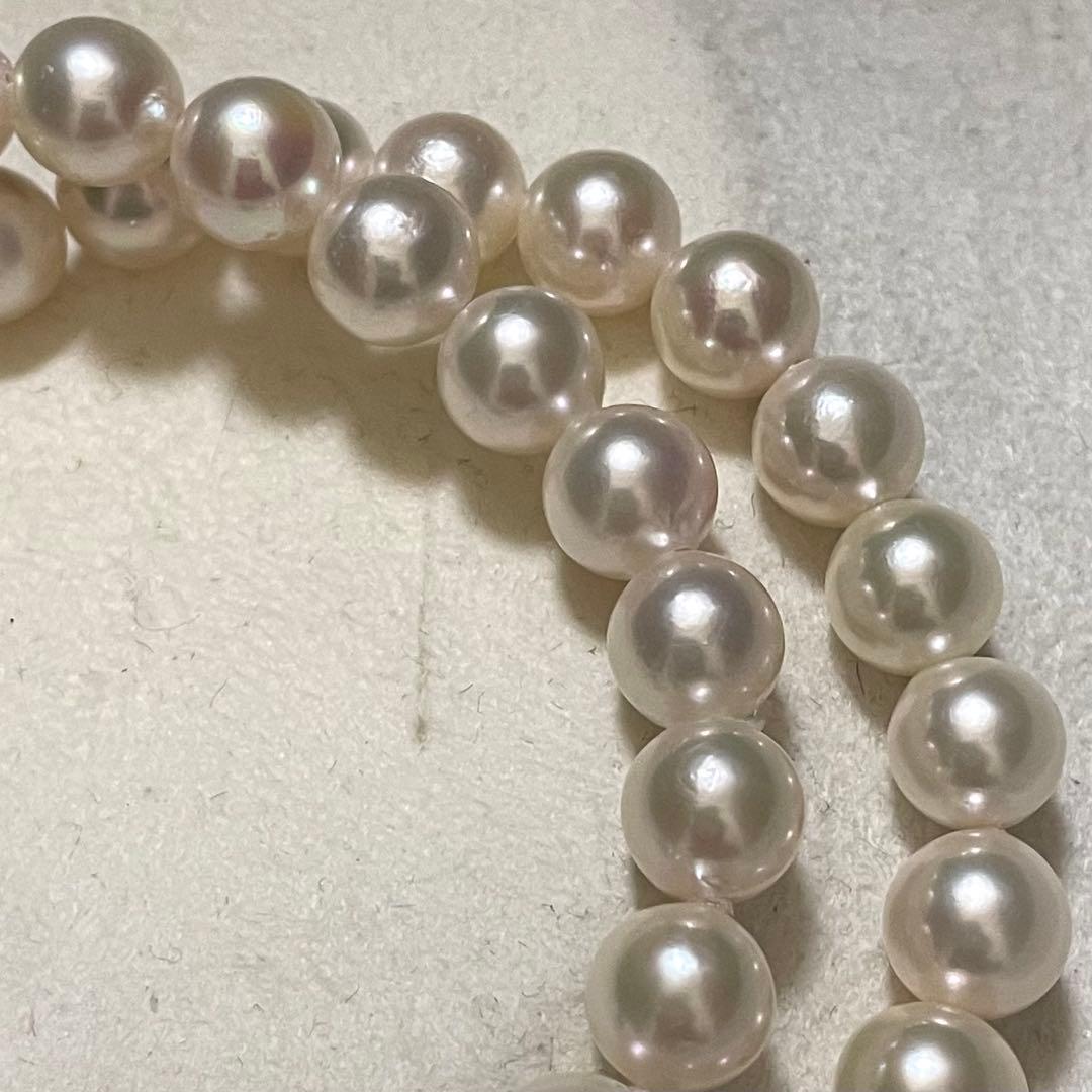 【超大珠✨】 あこや真珠 ネックレス 8.0-8.5 パール 本真珠 高級仕立て