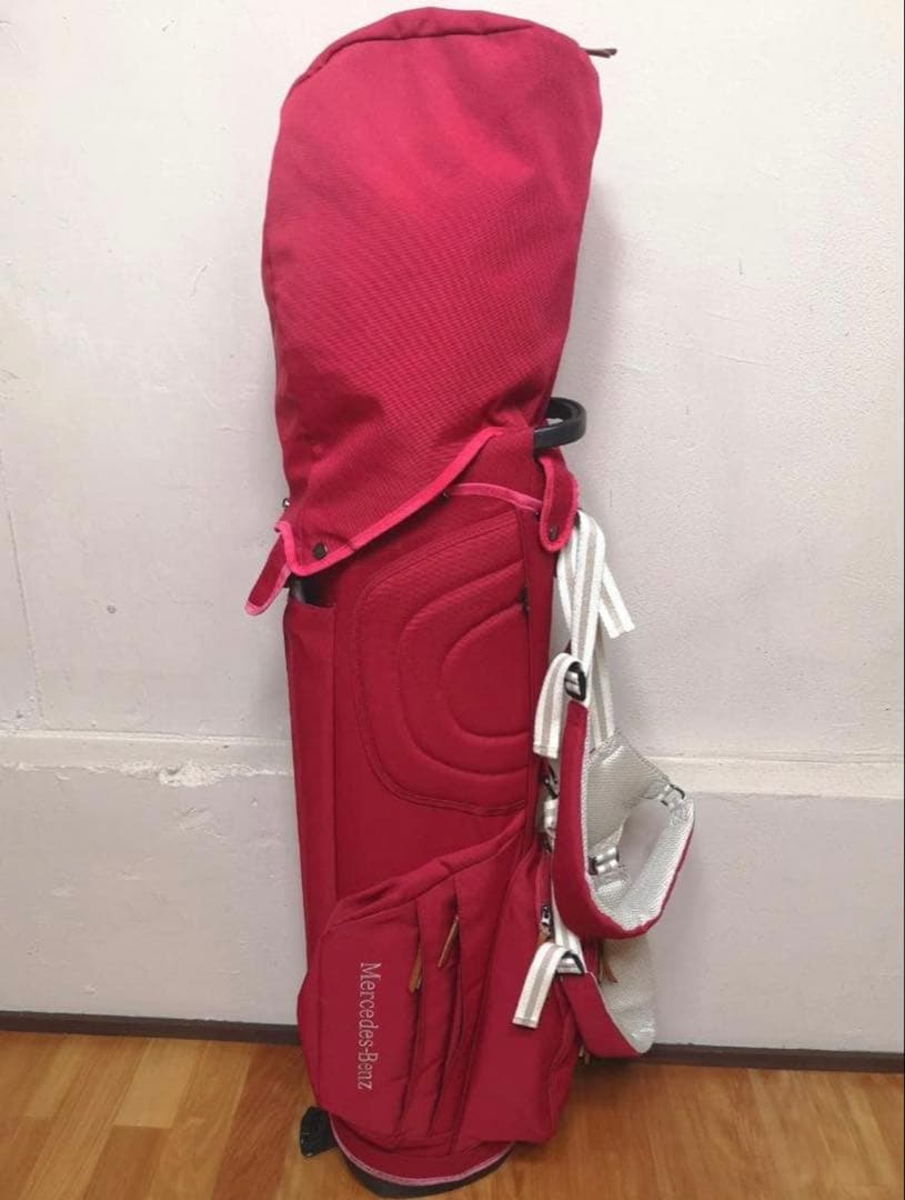 Mercedes Benz x Titleist Wネームキャディバッグ(赤)