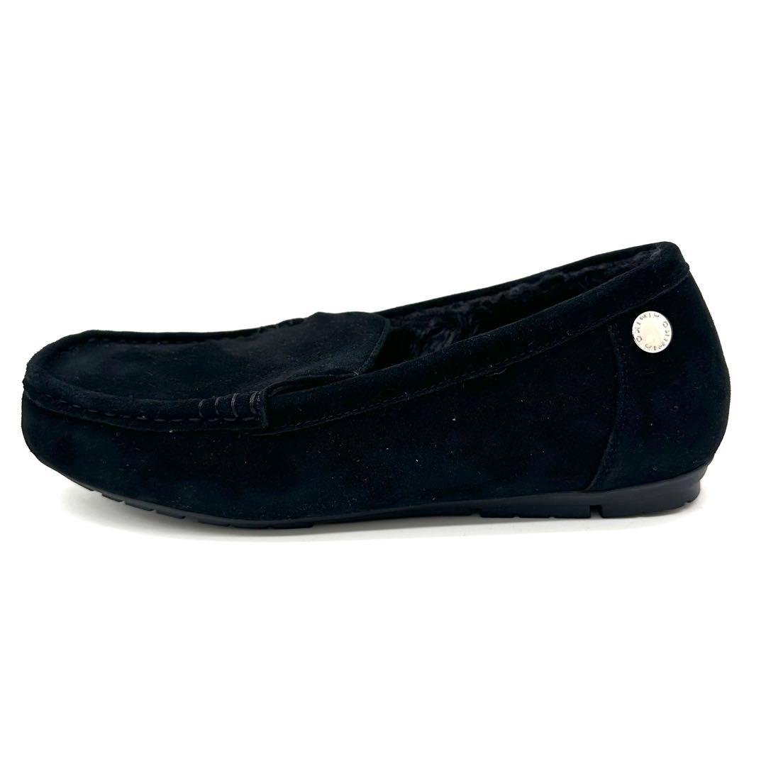 〈極美品〉HIMIKO ヒミコ【22.5cm】スエード ふわふわモカシン 黒