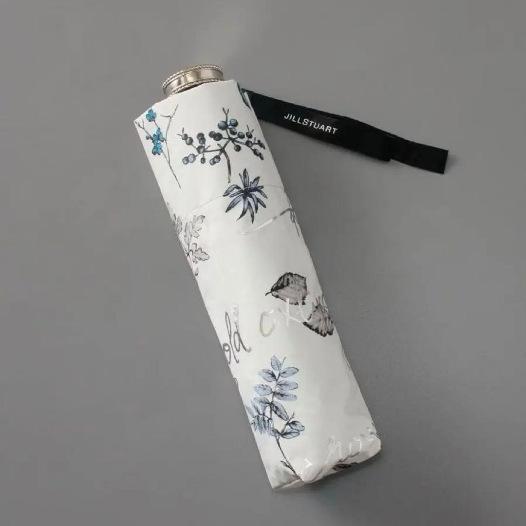 【タグ付き】JILL STUART 晴雨兼用 折り畳み傘（ボタニカル柄） 日傘