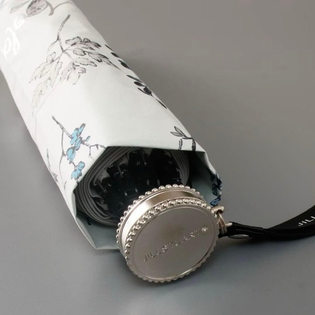 【タグ付き】JILL STUART 晴雨兼用 折り畳み傘（ボタニカル柄） 日傘