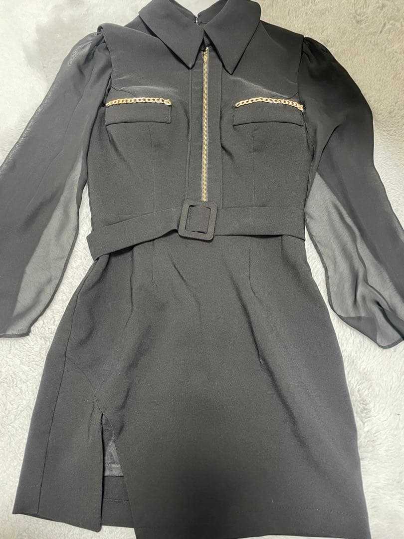 Andy glamorous 黒　ミニドレス