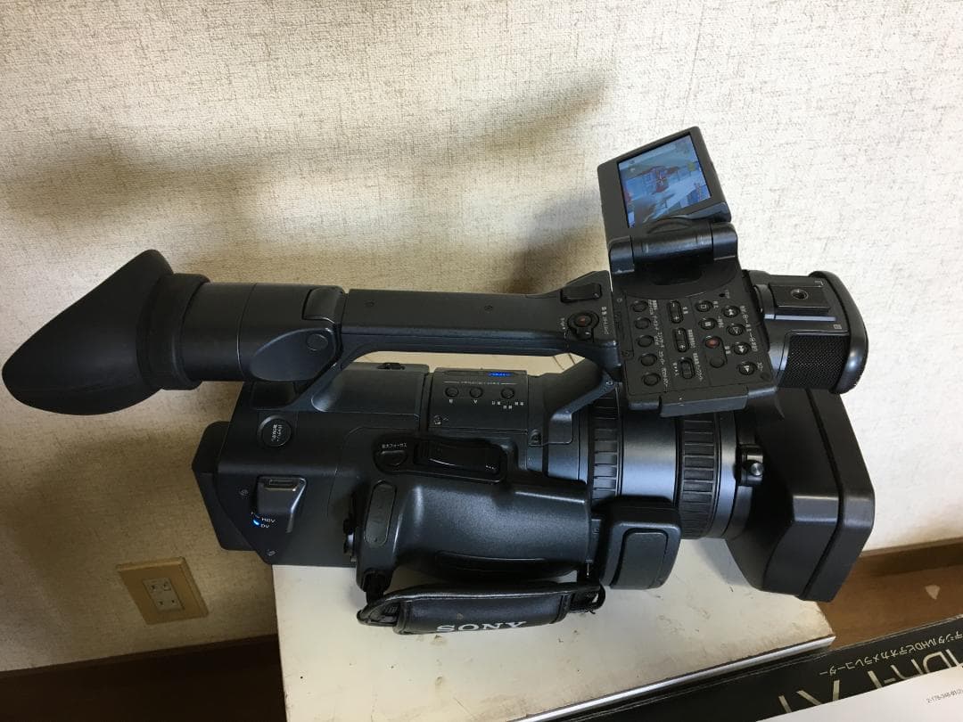 SONY HDカメラ HDR-FX1+望遠マイクECZ-990付