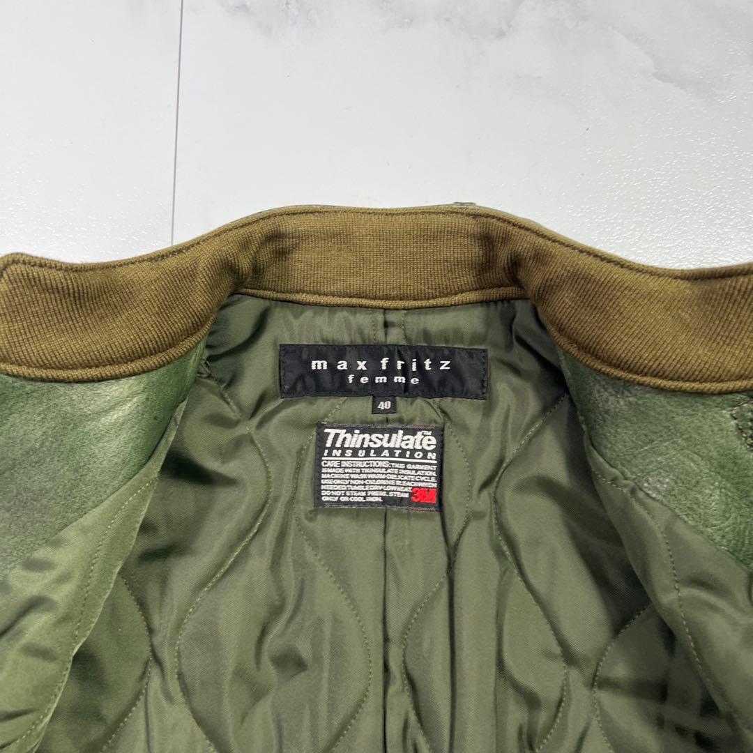 MAX FRITZ FEMME マックスフリッツ プロテクトレザージャケット