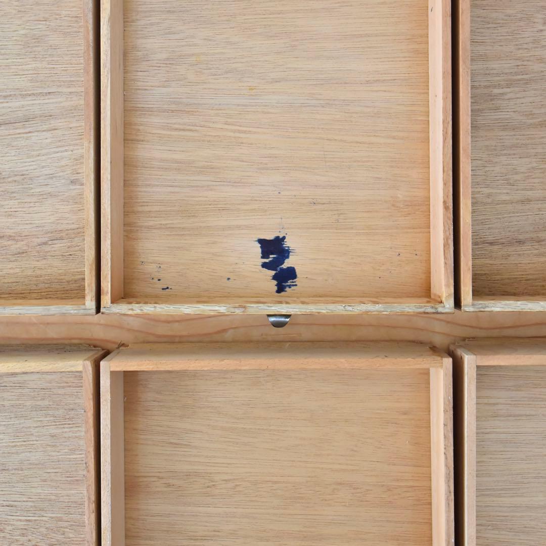 小引き出し　楢　無垢材　Made In Japan