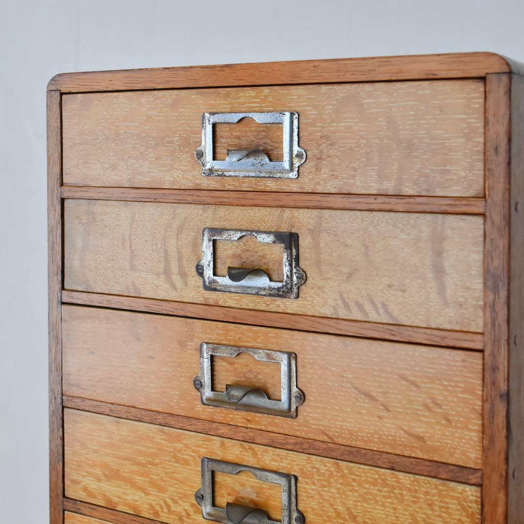 小引き出し　楢　無垢材　Made In Japan