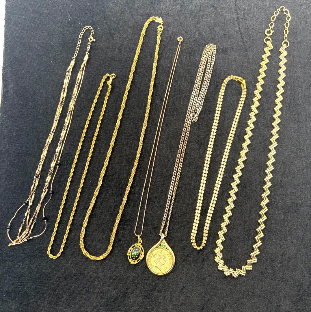 カ*ス様 刻印あり ゴールド ネックレス アクセサリーおまとめ 遺品整理 生前整