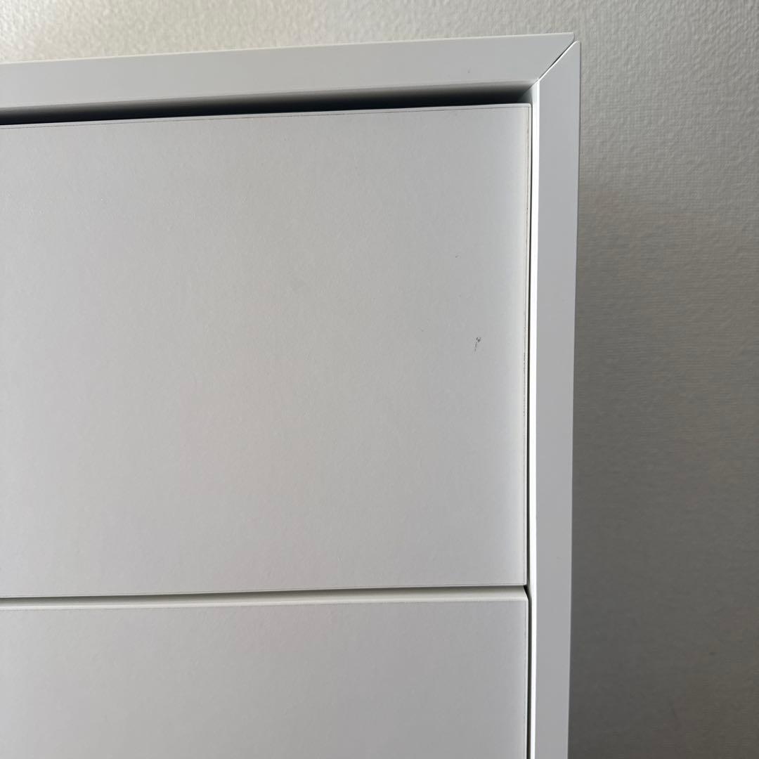 イケア エーケト 3段 引き出し 白