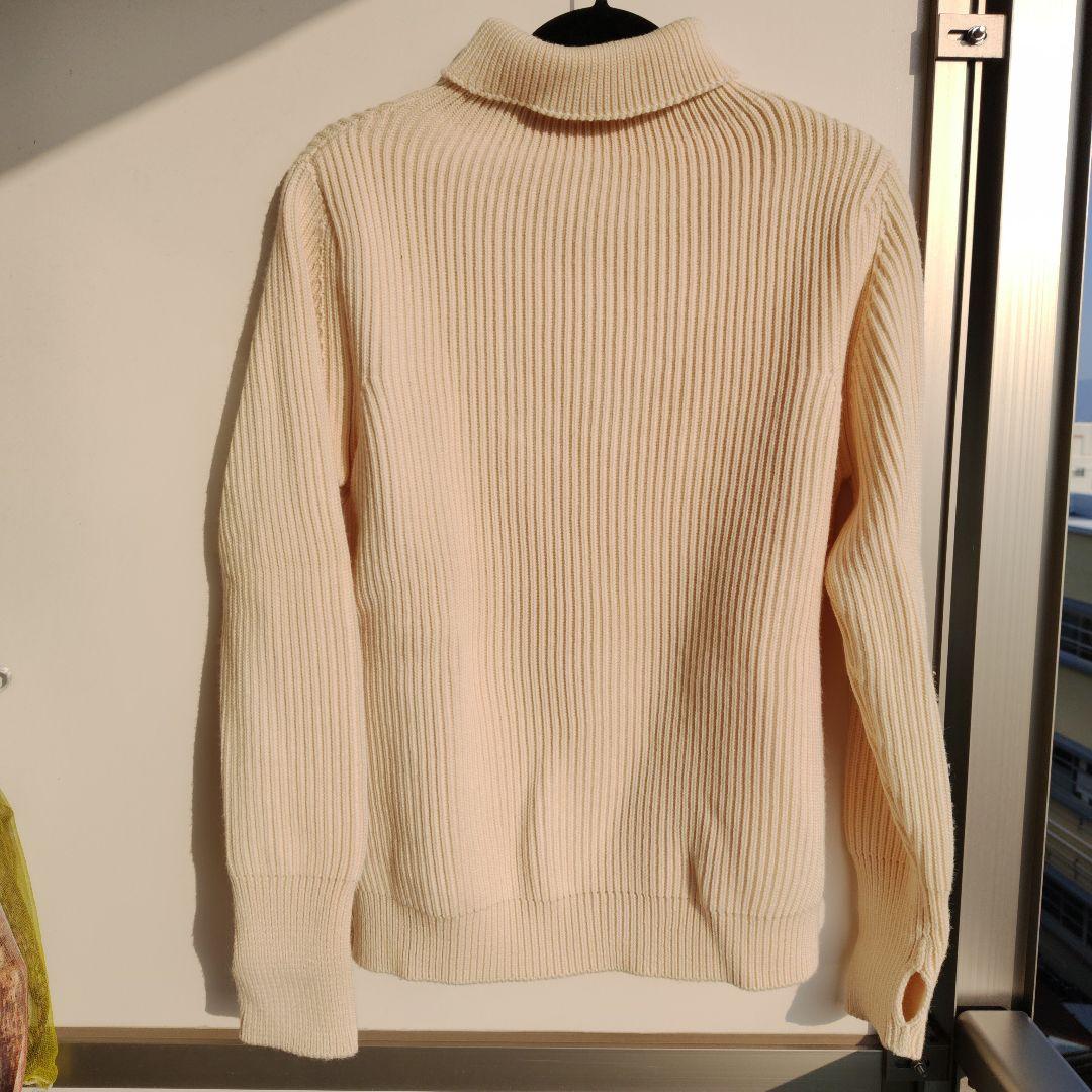 ANDERSEN-ANDERSEN アイボリー タートルネックセーター