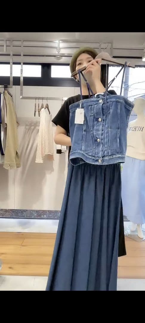 はるなつ　アントゲージ　デニム ビスチェ　新品未使用