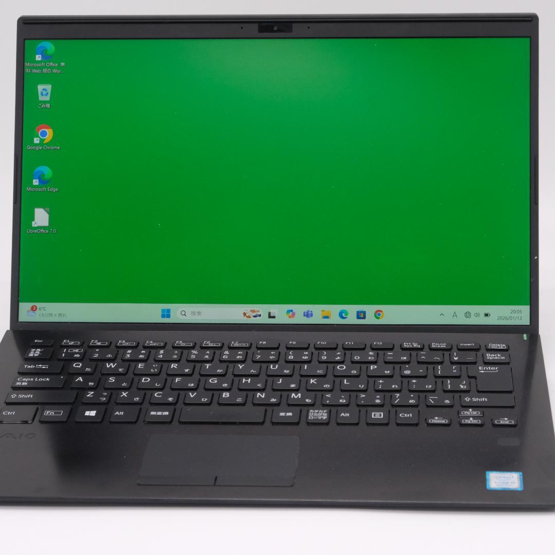 Windowsノート本体 SONY VAIO i5 8GB SSD256GB FHD Win11