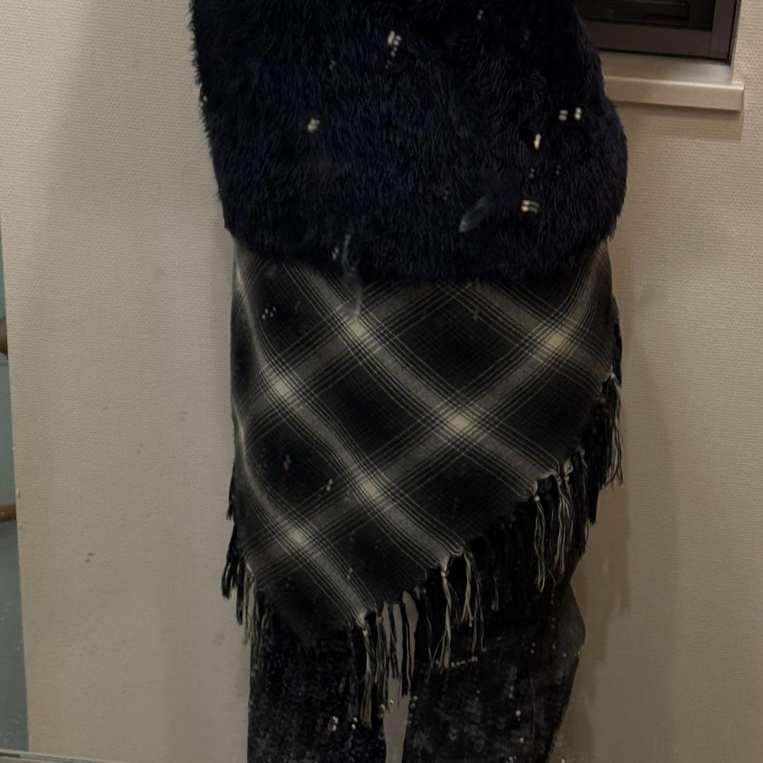 (激渋) 腰巻きストール　配色◎