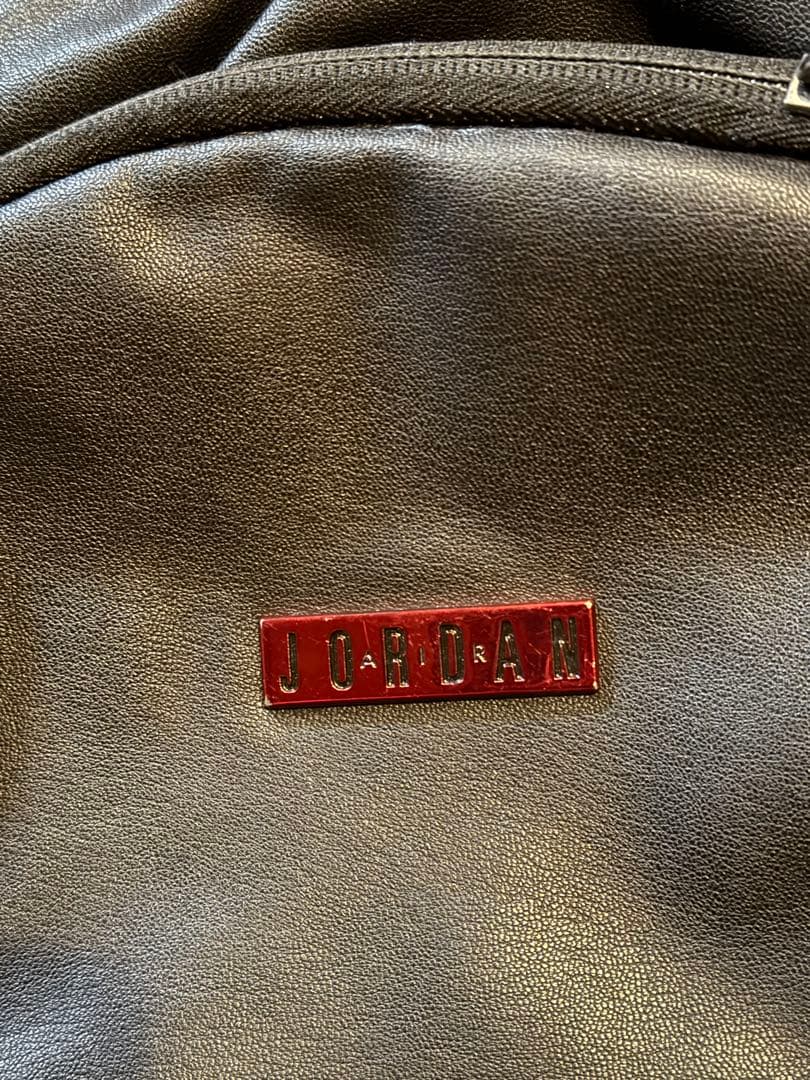 JORDAN ジョーダン レザー調 バックパック リュック ブラック