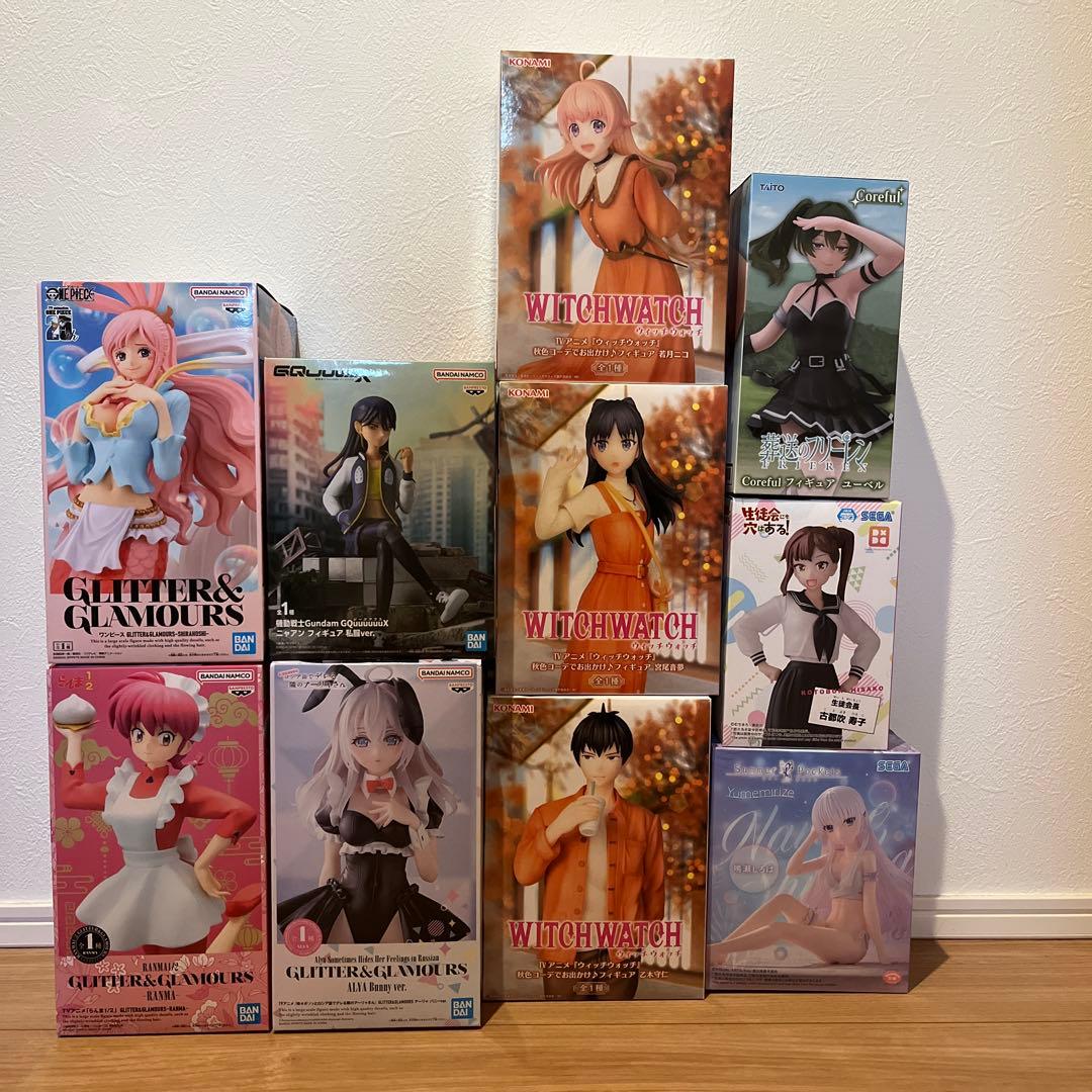 美少女フィギュアセット 多彩なキャラクター