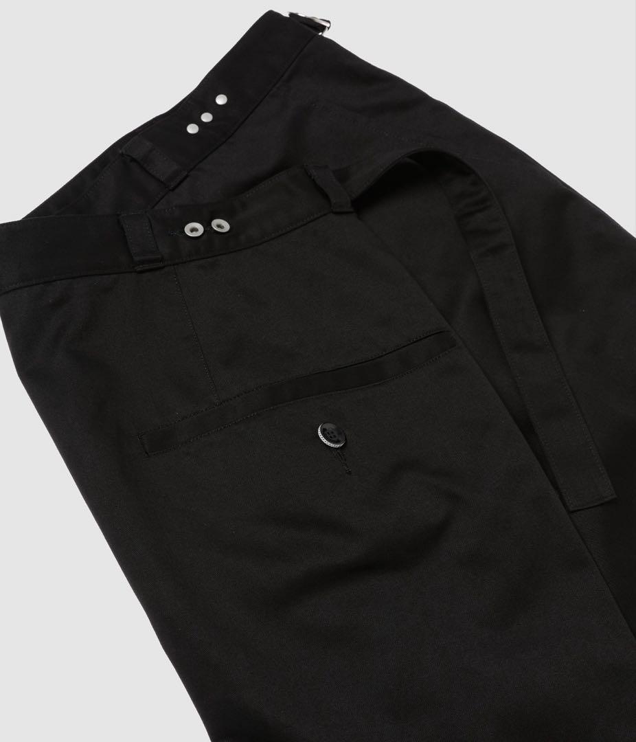 ANREALARGE WRAP CHINO PANTS ネイビー