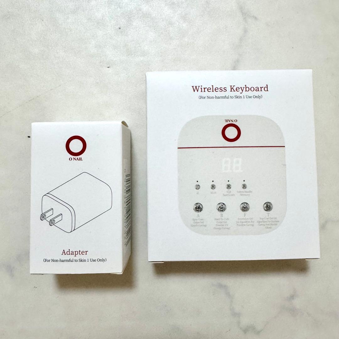 値下げOnail AIネイルライト　ワイヤレスキーボード　新品未開封【02】