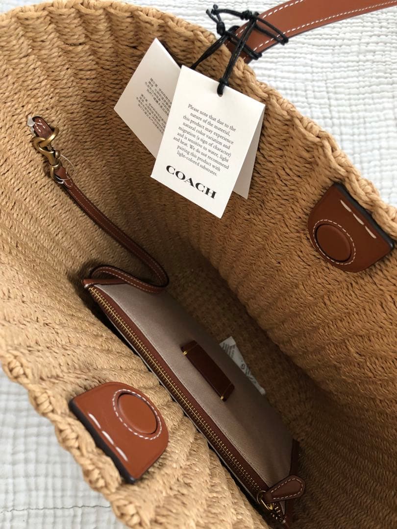 ※プリン【タグ付き新品】COACH カゴバッグ