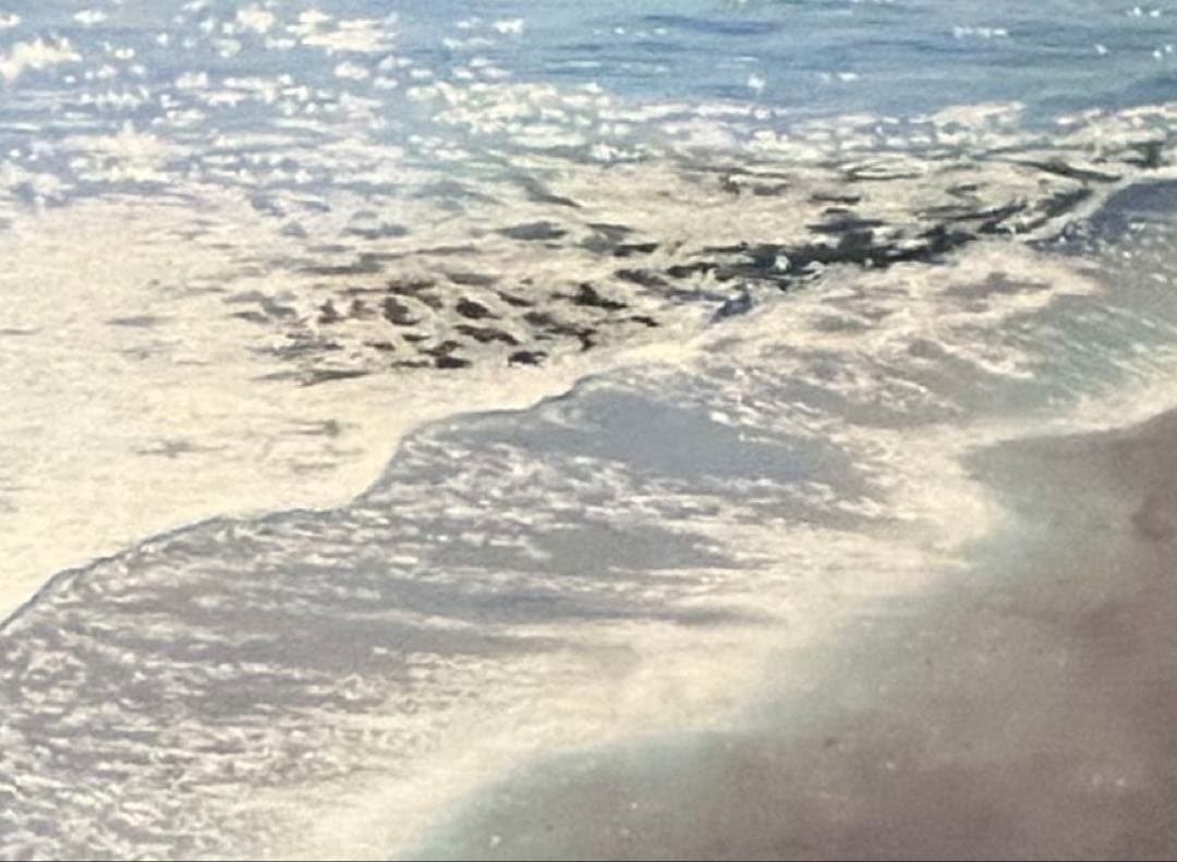 海の輝き パステル画 原画