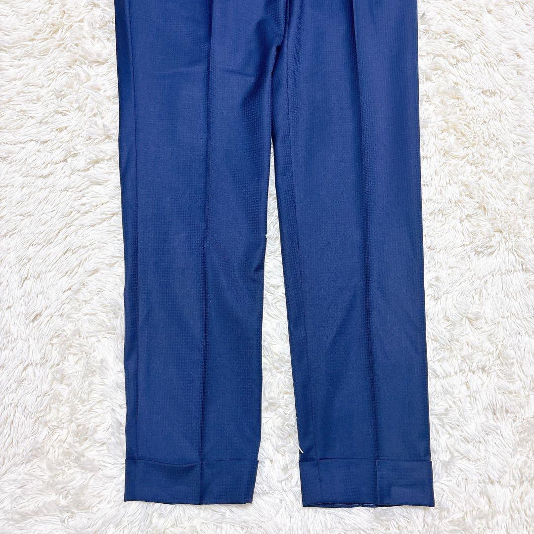 美品 GINZA Global Style COMFORT 3ピース スーツ 紺