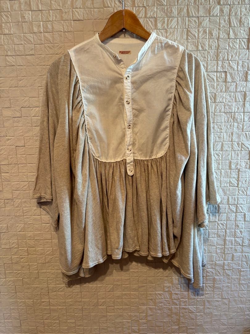 キャピタル KAPITAL フリルデザイン チュニック