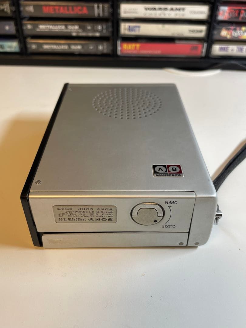 SONY TC-50 アポロ7号採用モデル　ポータブルカセットプレーヤー　ソニー