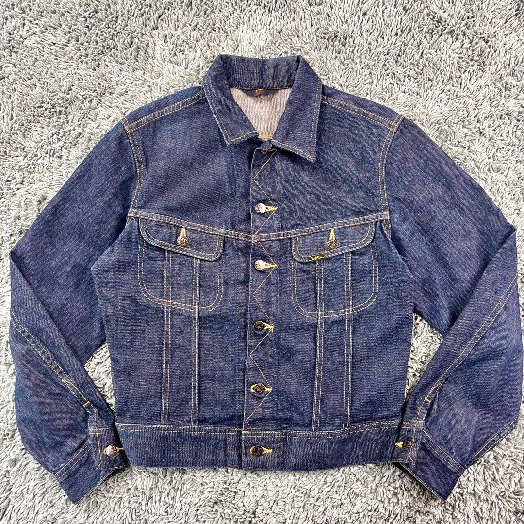 極美品 復刻 Lee 三角タグ 101 濃紺 デニムジャケット1411