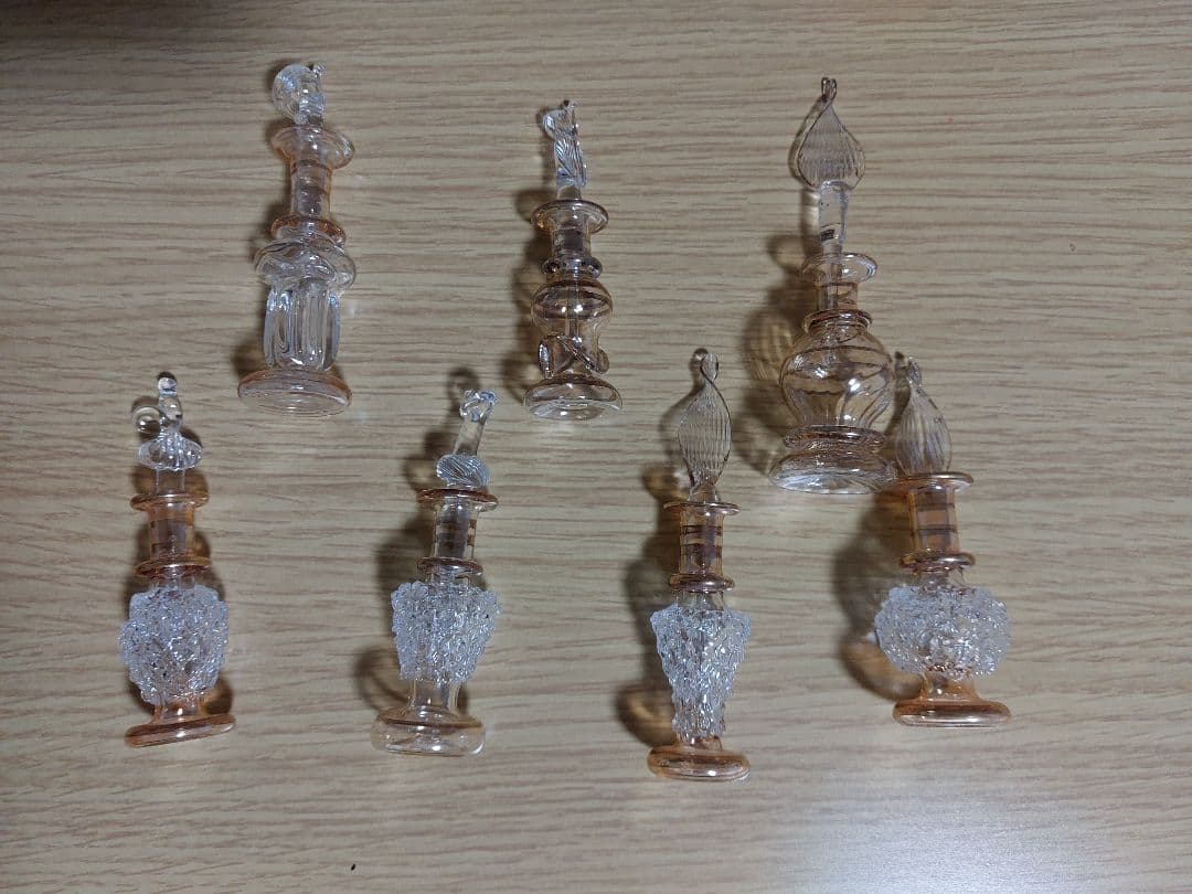 即購入可　エジプト　香水瓶　ガラス瓶　78点　セット　まとめ売り