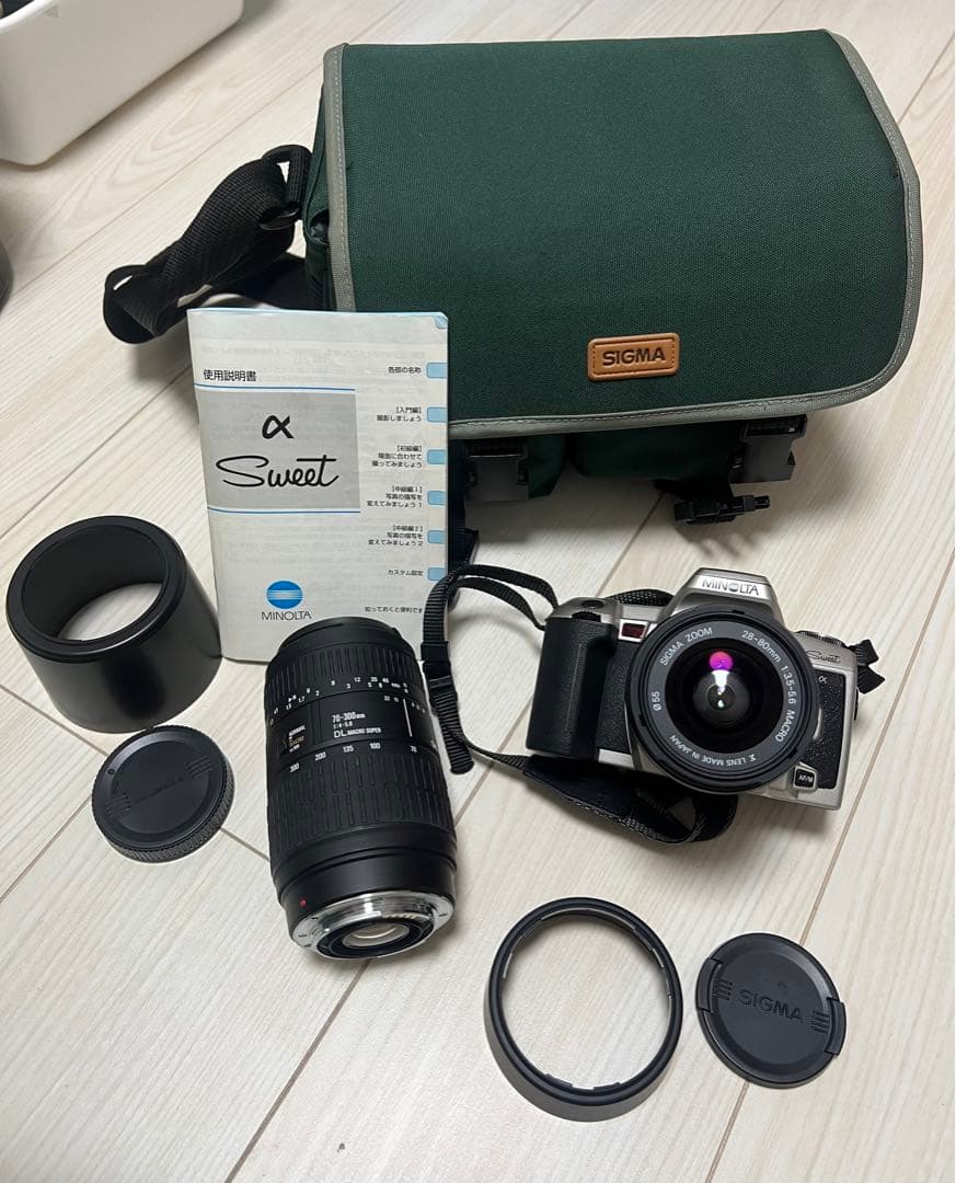 MINOLTA　sweet α　望遠レンズ70-300 ズームレンズ　28-80