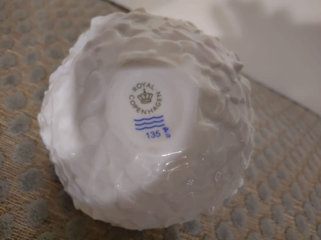 【極美品ロイヤルコペンハーゲン:紫陽花フラワーベース】