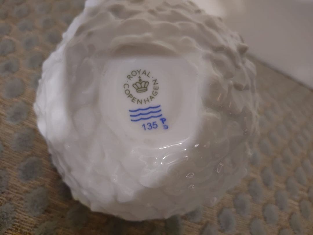 【極美品ロイヤルコペンハーゲン:紫陽花フラワーベース】