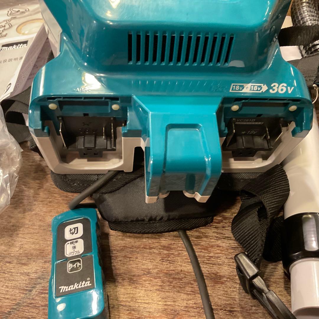 未使用 極美品！18V+18V=36V 充電式背負クリーナ VC261DZ
